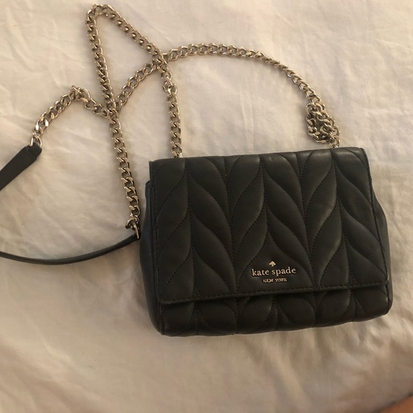 kate spade Handbags - KATE SPADE black quilted chain crossbody